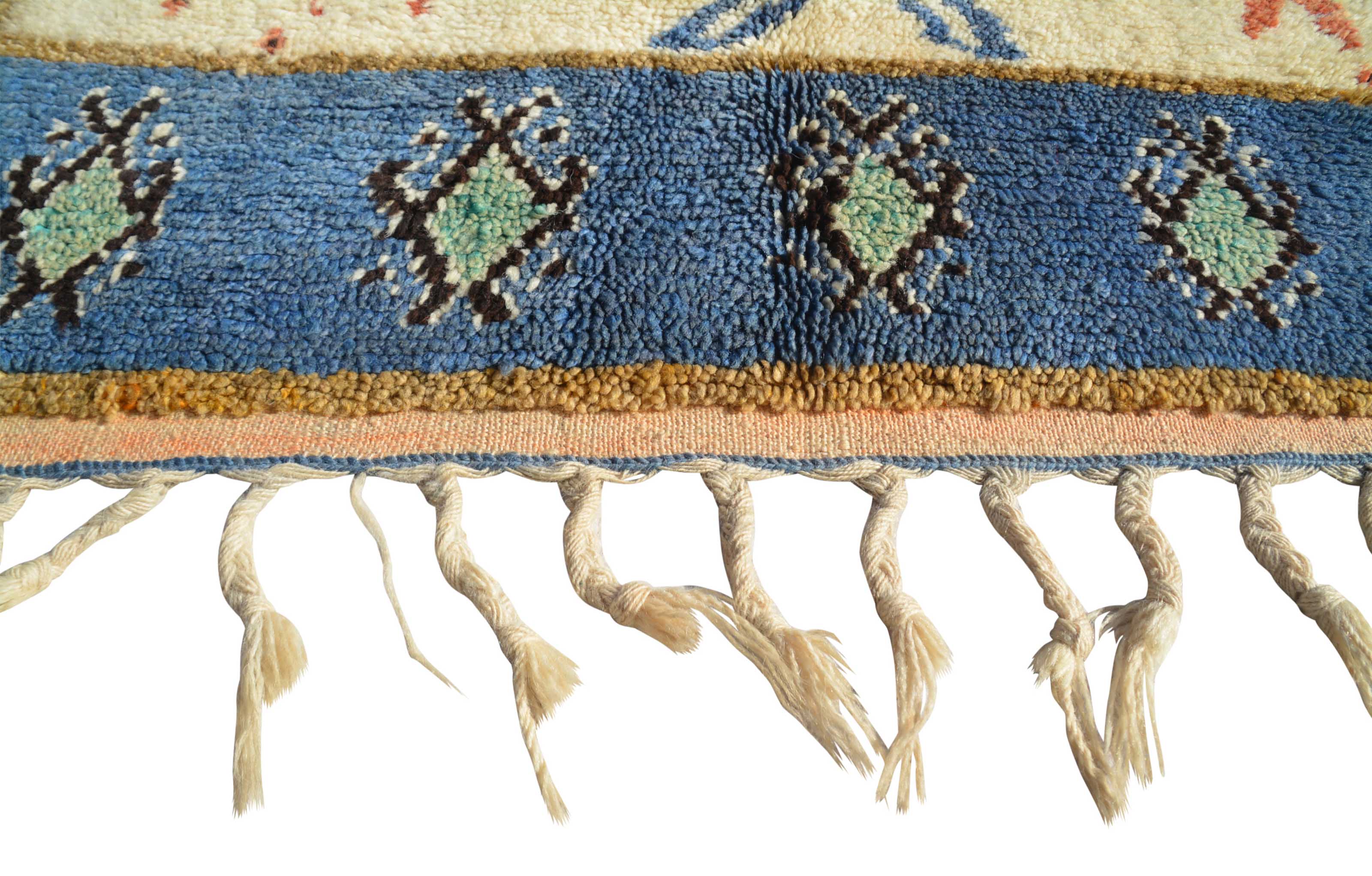 Back Home (4'9" x 9') – Vintage Geometric Berber Area Rug - Image 4