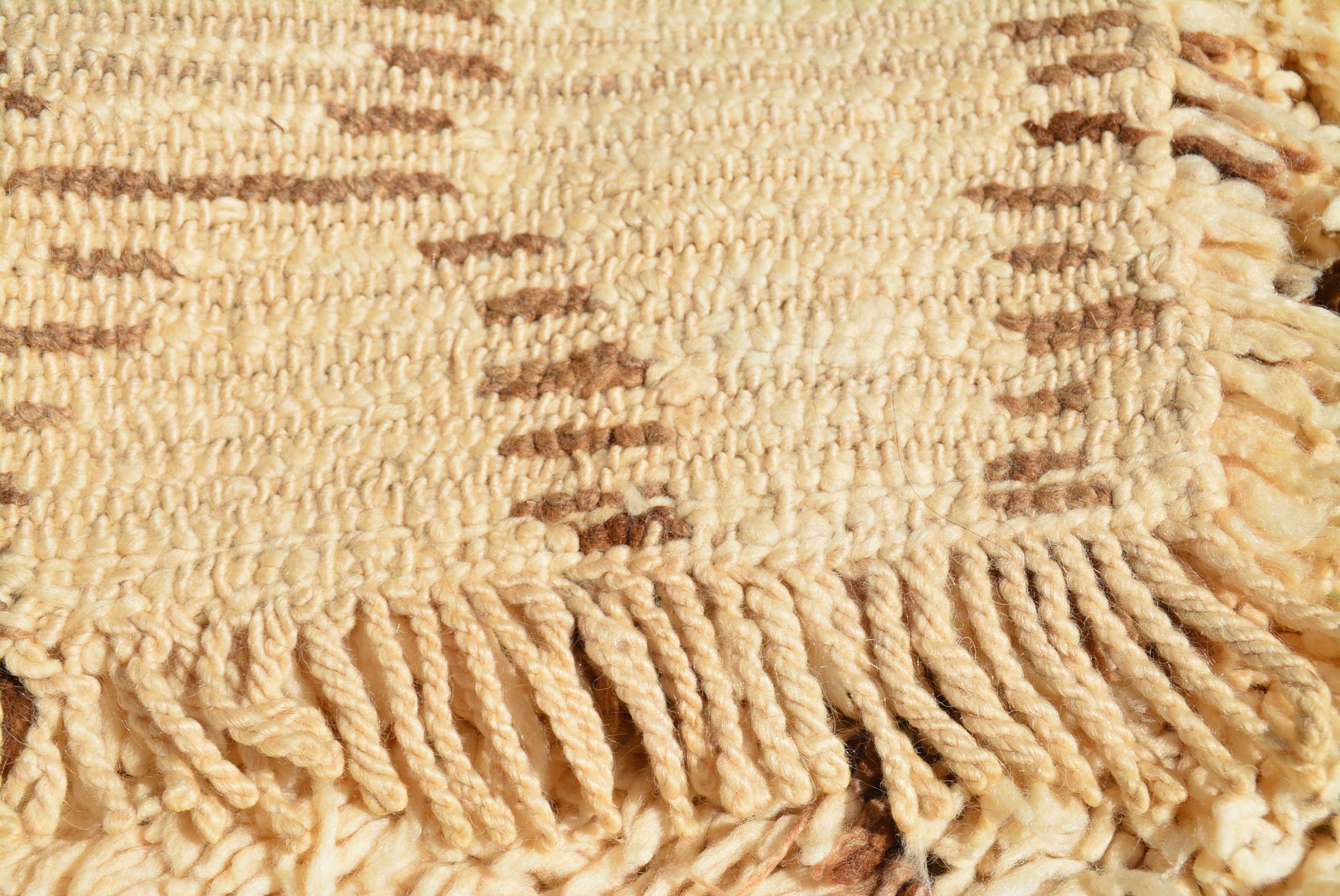 Basic Goodness (2'8" x 5'2") – Vintage Earthy Diamond Beni Ourain Moroccan Accent Rug - Image 3