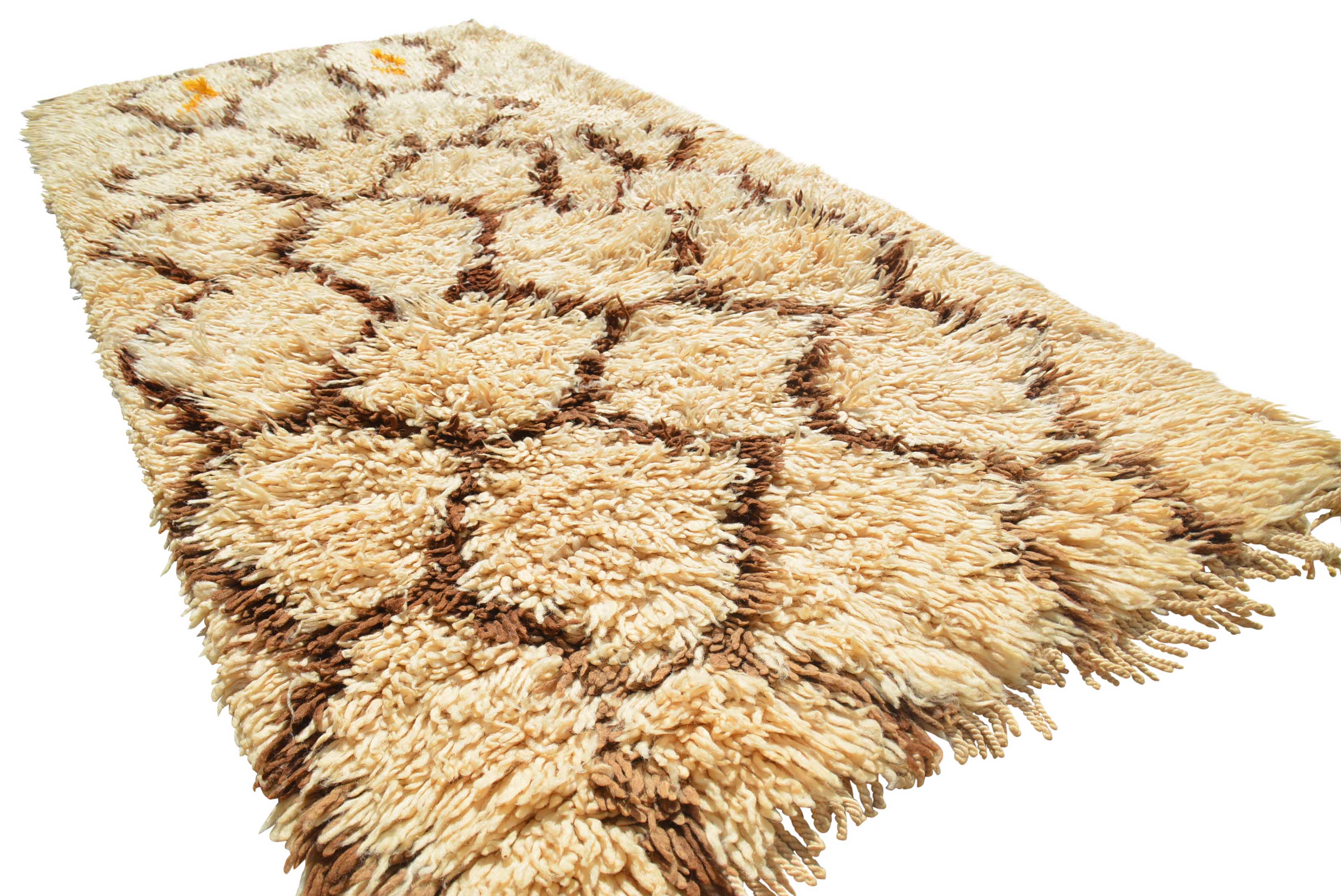 Basic Goodness (2'8" x 5'2") – Vintage Earthy Diamond Beni Ourain Moroccan Accent Rug - Image 5