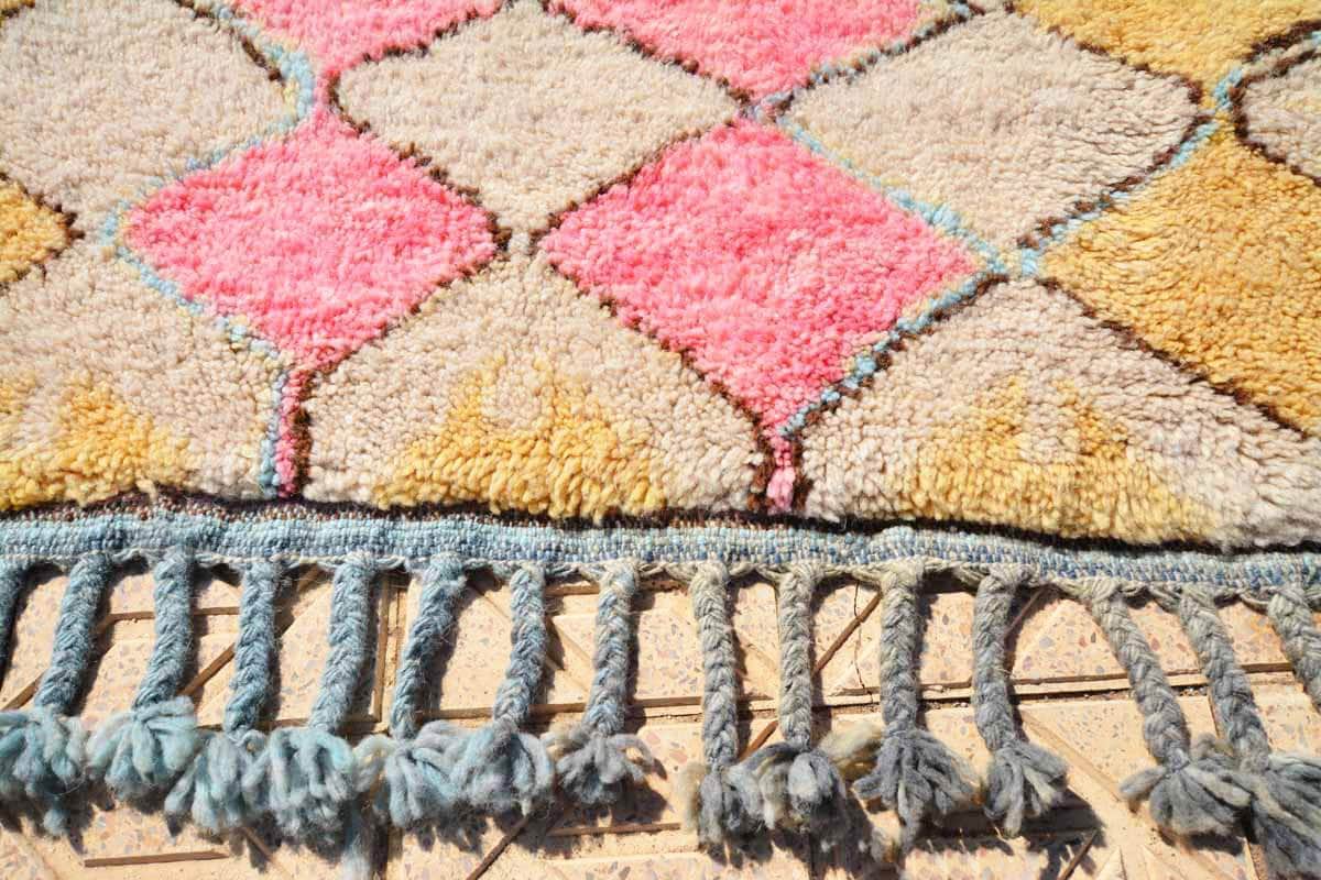 Hot to Trot (4'2" x 5'8") - Vibrant Modern Abstract Azilal Rug - Image 3