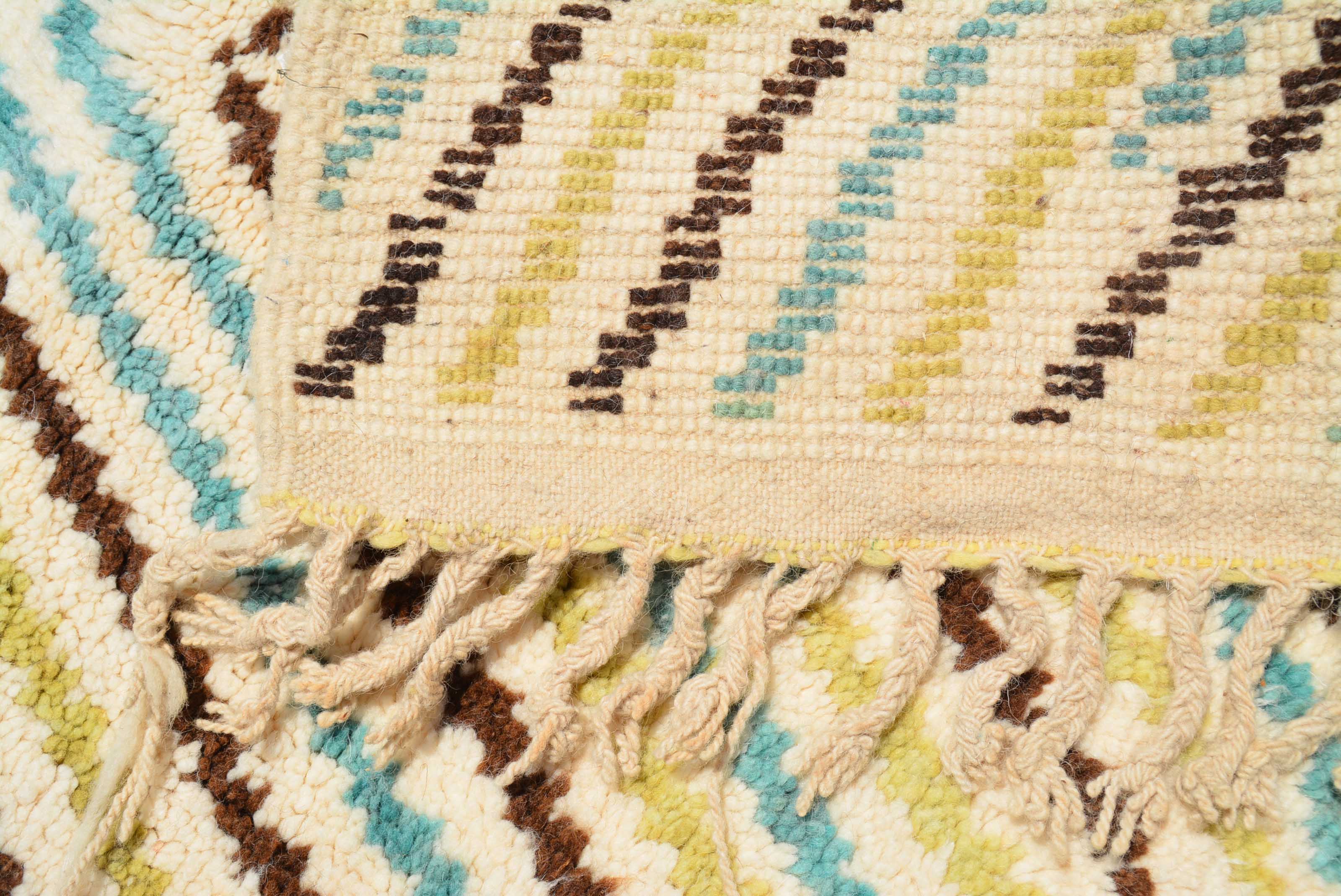 Karima (4'4" x 5'10") - Plush Ivory Baby Nursery Beni Ourain Rug - Image 5