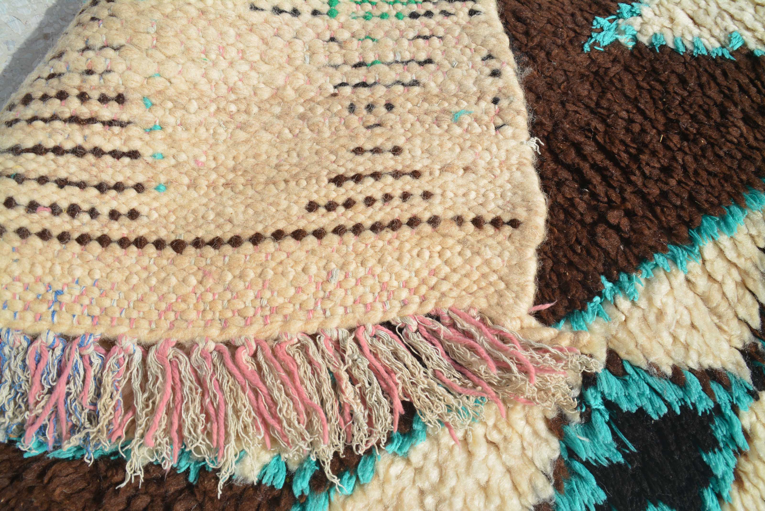 Talons (2'6" x 6'2") – Vintage Bold Geometric Moroccan Accent Runner - Image 5